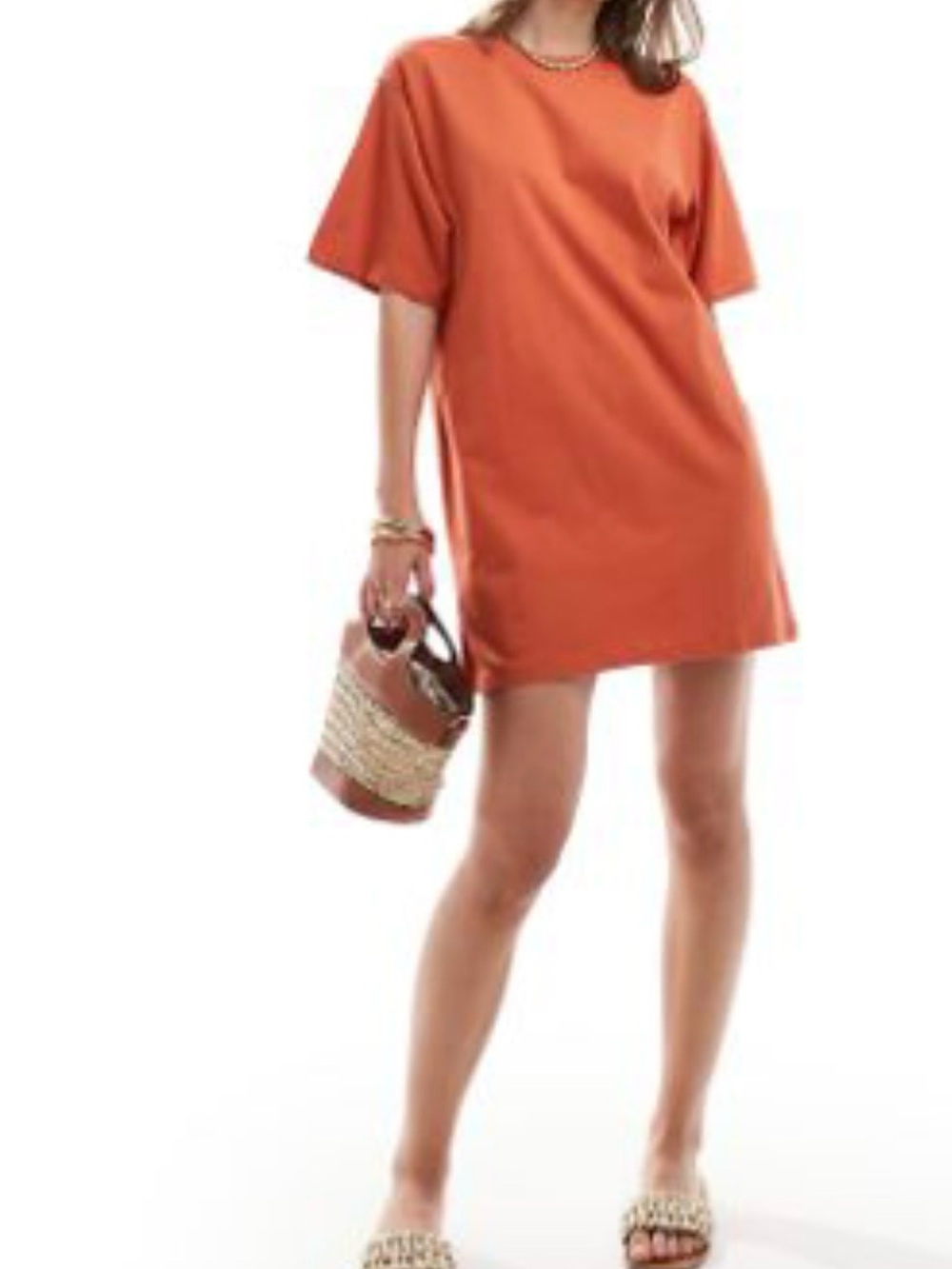 ASOS Women's Orange Tunic Top